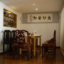 新中式茶艺馆包房装修