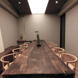 L&L设计事务所木色会议室装修
