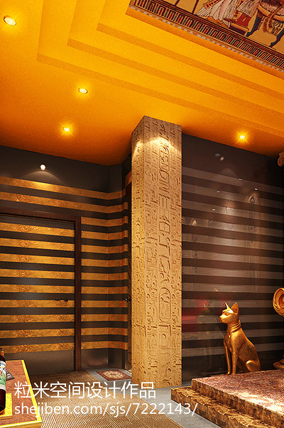 古埃及风格主题酒店设计_248195
