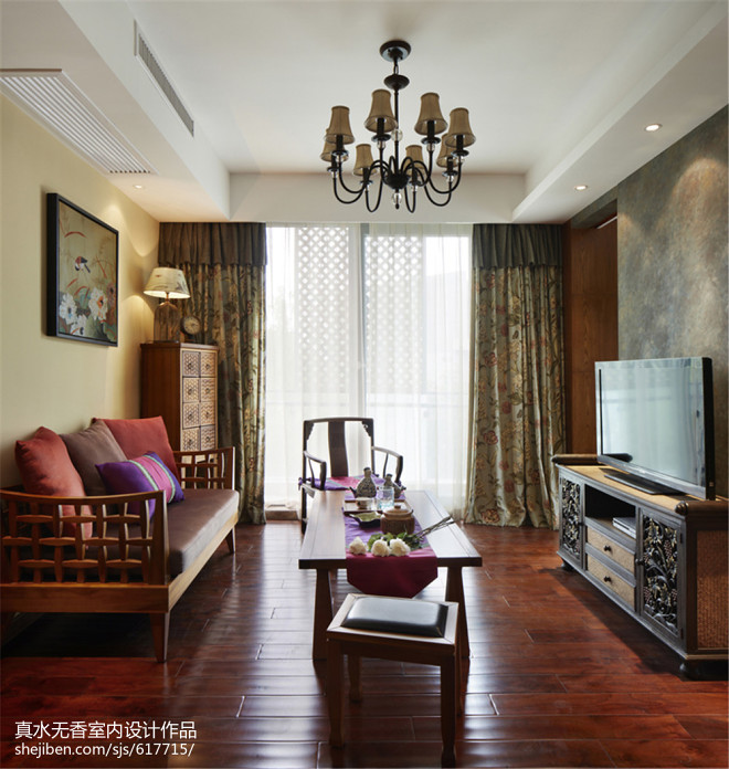 古典东南亚风格客厅设计案例