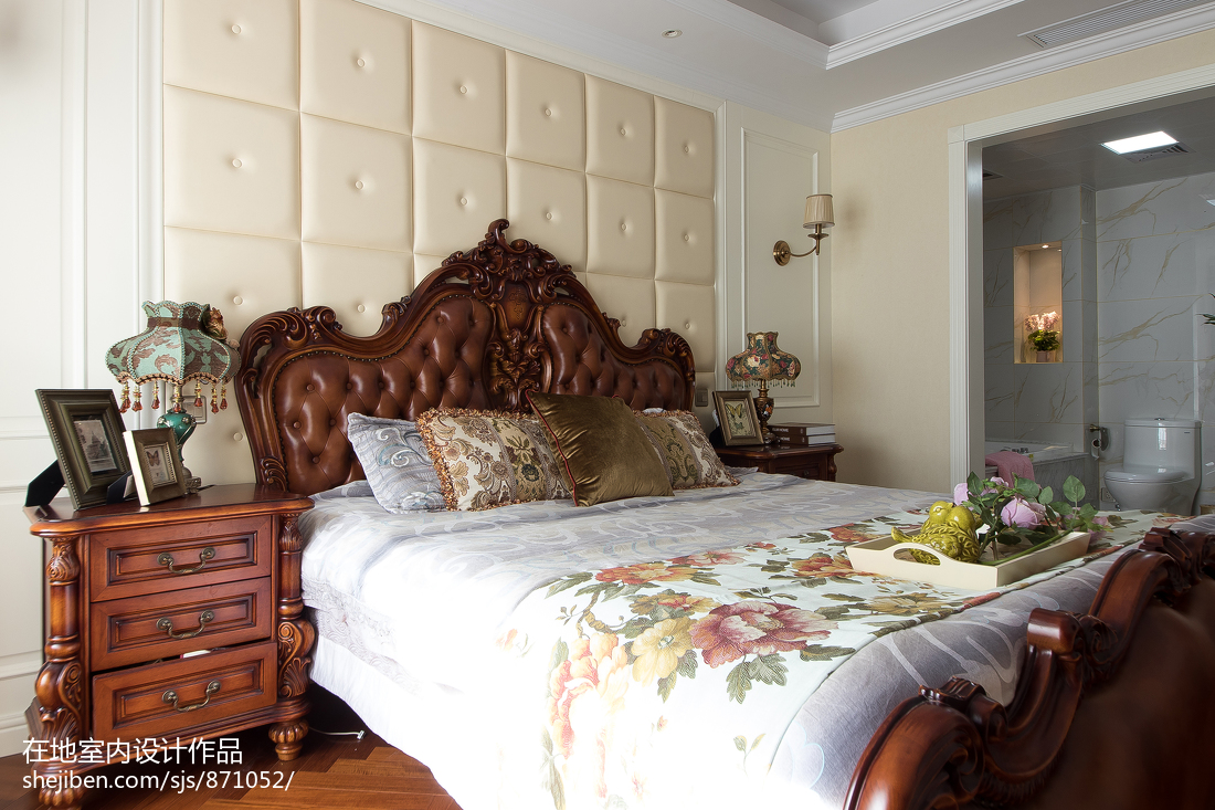 古典欧式风格复式卧室设计