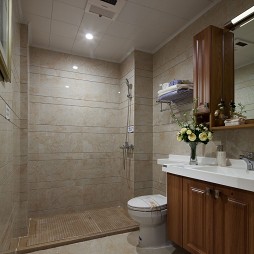 休闲现代风格样板房卫浴装修