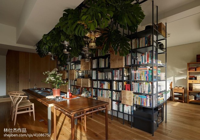 简单日式风格书房设计