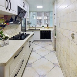 美式三居室厨房设计效果图