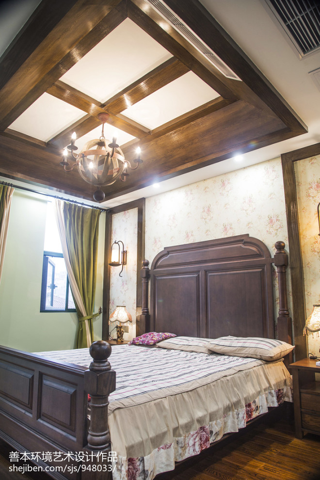复古美式卧室设计案例