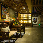 新中式主题餐厅大厅设计