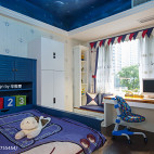美式风格别墅儿童房装修图