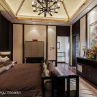 古典中式风格卧室样板房设计