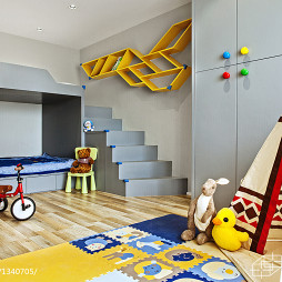 现代风格趣味儿童房设计案例