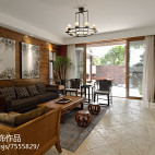 新中式风格别墅客厅设计案例