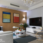 现代风格时尚二居室客厅设计