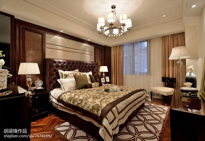 中式风格精美卧室布置
