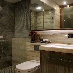 现代风格样板房卫浴装修