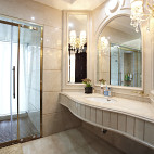 精美欧式别墅卫浴镜子设计
