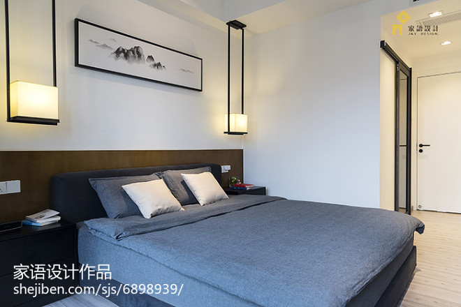中式风格简约卧室布置