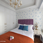 法式风格温馨卧室效果图