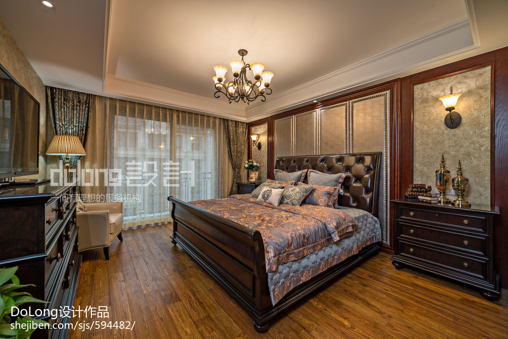 古典美式卧室装修图