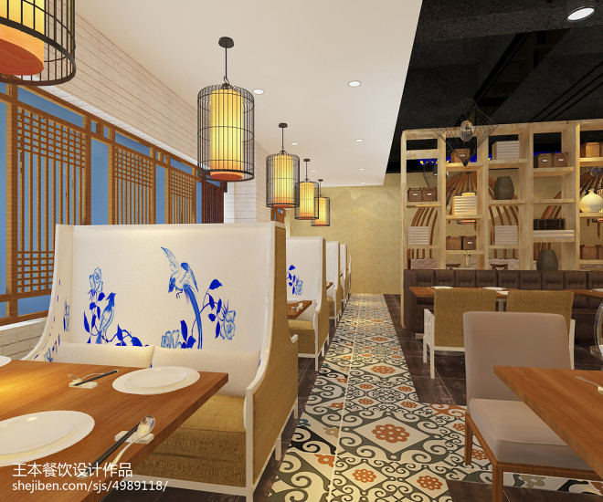 北京巴陵记湖南湘菜主题餐厅装修设计案