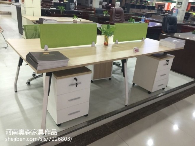 郑州写字楼电脑桌椅采用环保板材_26