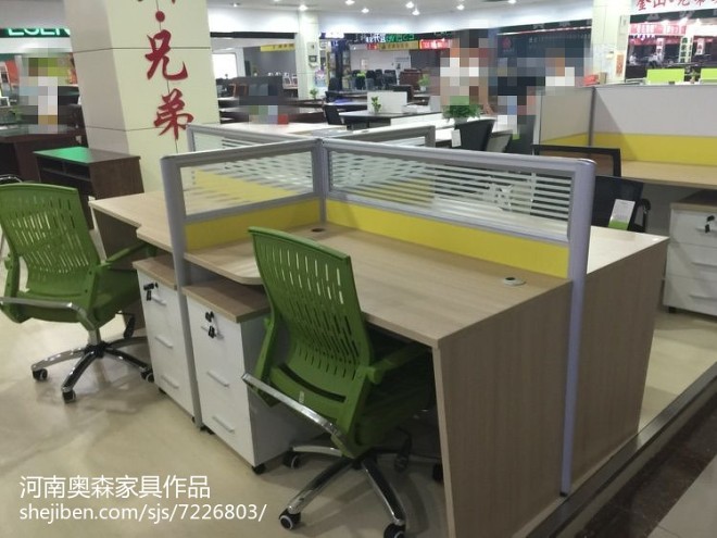 郑州写字楼会议桌椅采用一级环保板材_