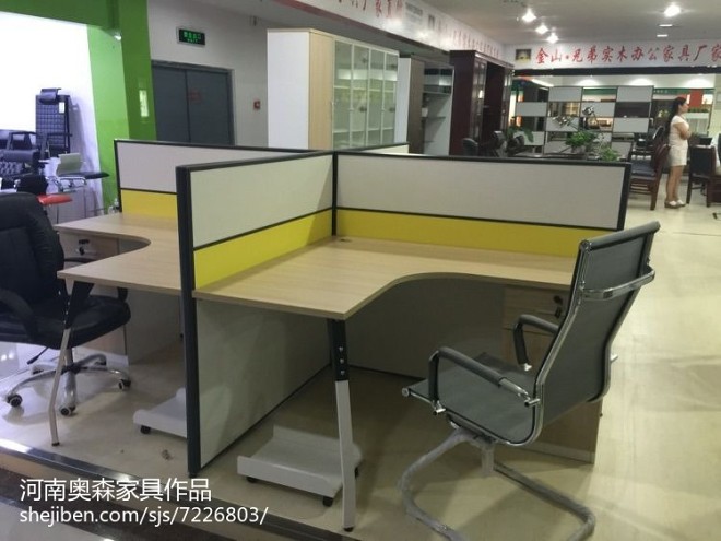 郑州写字楼会议桌椅采用一级环保板材_