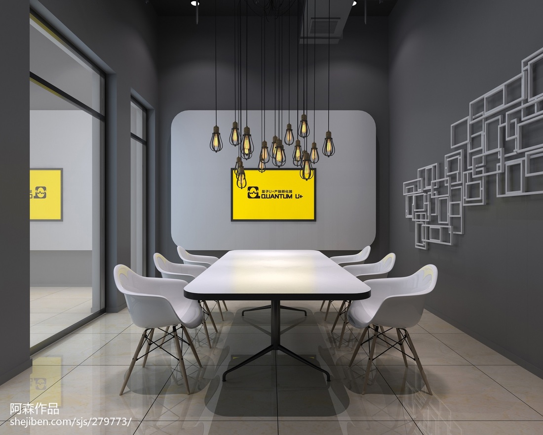 AIX——孵化器办公室室内装饰设计空间设计_1461509 – 设计本装修效果图