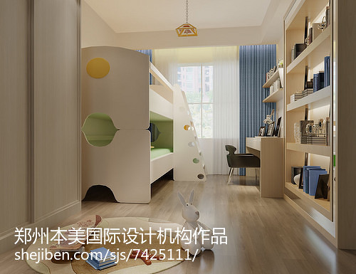 绿都紫荆华庭三居室全案设计 现代简约