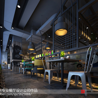 郑州餐厅设计公司-诚记茶餐厅设计效果图-【梵意设计】_2722870