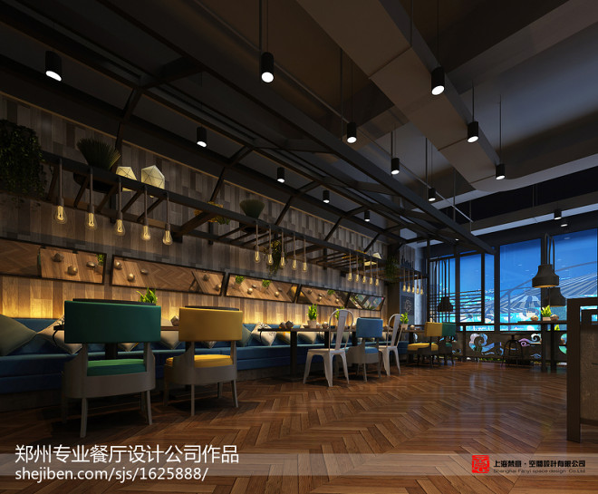 郑州餐厅设计公司-诚记茶餐厅设计效果