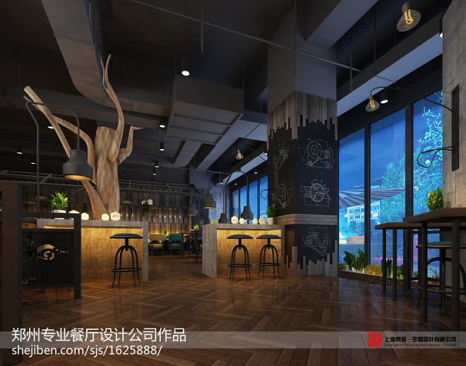 郑州餐厅设计公司-诚记茶餐厅设计效果