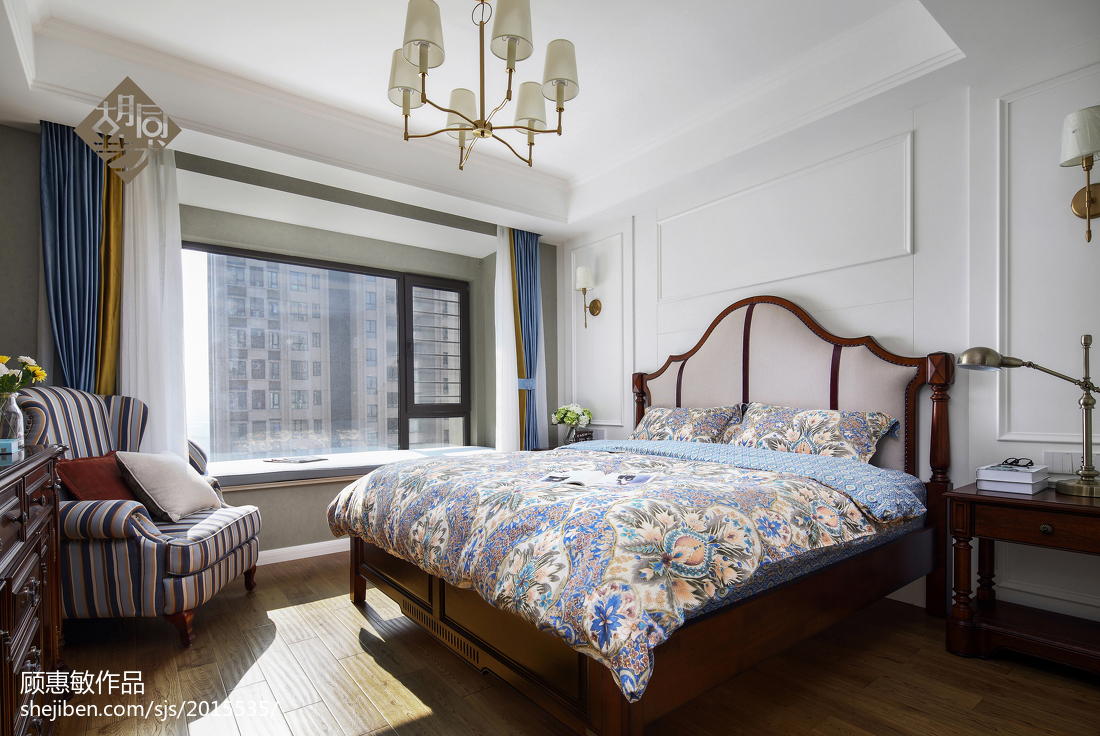 典雅美式卧室装修设计效果图