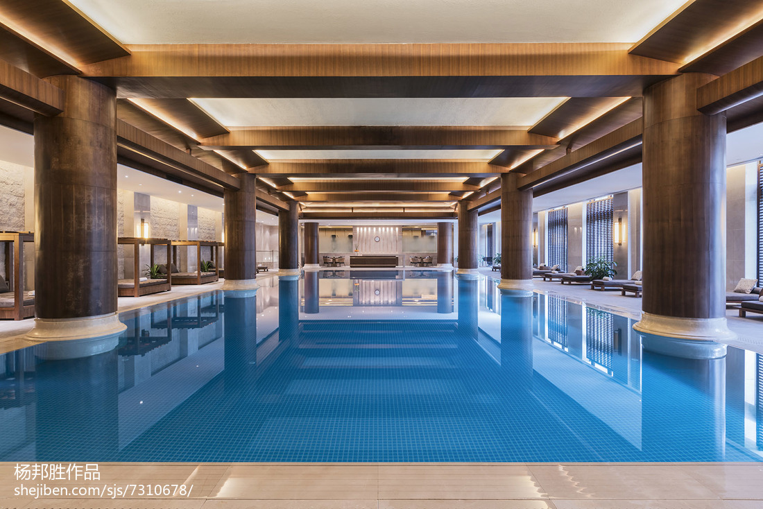 西安凯悦酒店泳池设计图