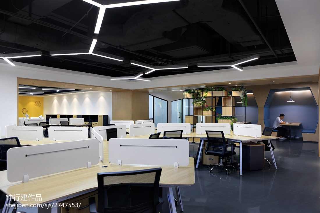 东银创新工场开放式办公区设计图片