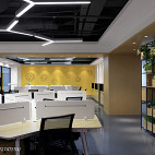 东银创新工场开放式办公区设计