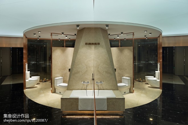 阴德国唯宝卫浴展厅展示区设计图片