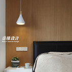 木质简约卧室吊灯设计图