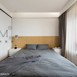 143m² 现代极简卧室设计图片