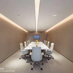 美的地产总部会议室设计效果图
