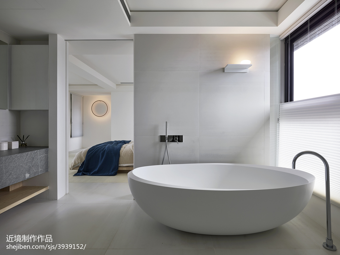 现代豪宅卫浴设计图