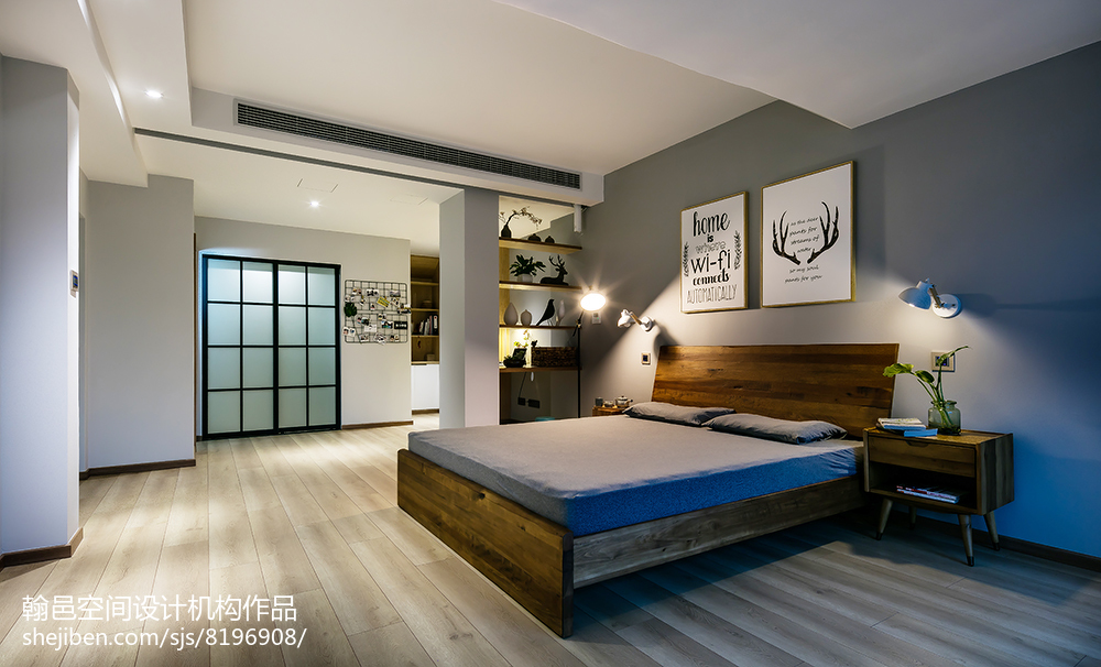 北欧风格复式卧室设计图