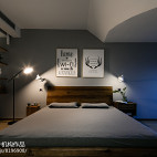 北欧风格复式卧室设计效果图