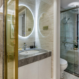 中式风格样板房卫浴设计图