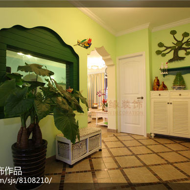 大自然森林绿色室内空间装修设计案例_2868502