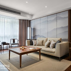 四居中式客厅沙发设计图