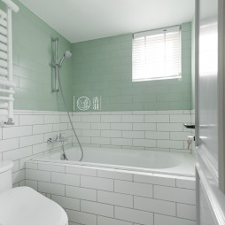 简单美式二居卫浴设计图片
