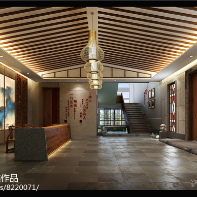 修水凤竹园主题酒店整体规划设计效果图_2926018
