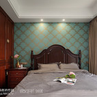 典雅美式三居卧室设计图