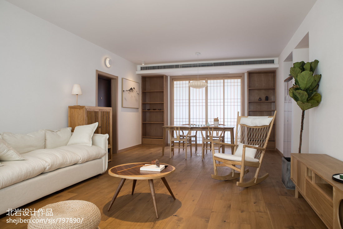 日式风格三居客厅设计图片