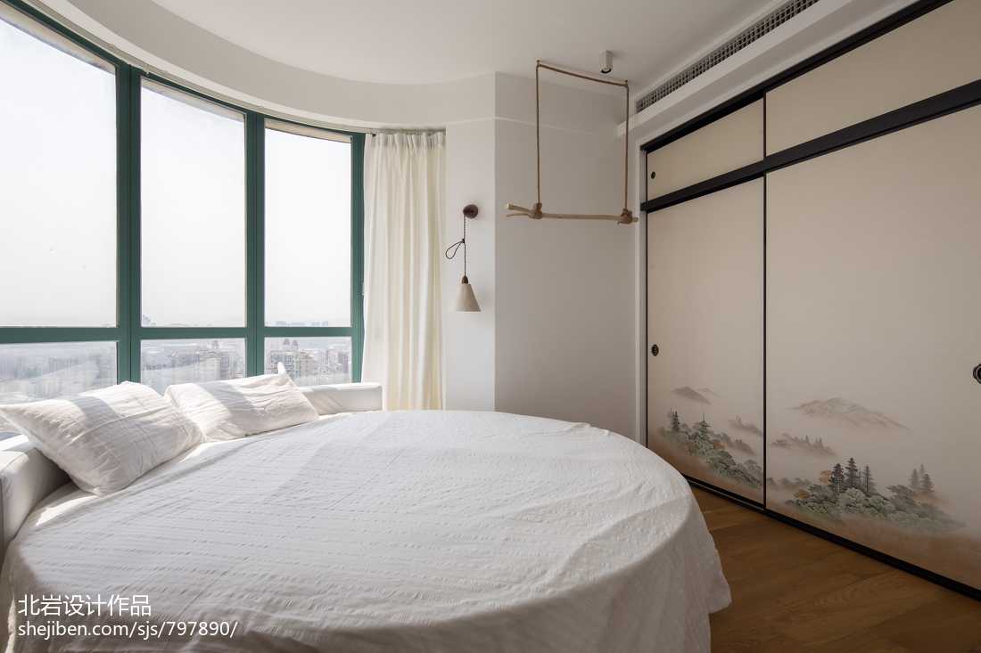 日式风格三居卧室设计图片