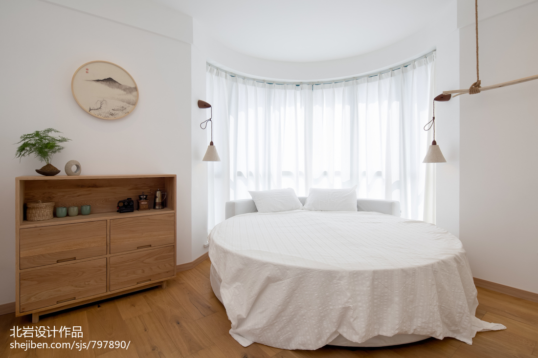 日式风格三居卧室设计效果图